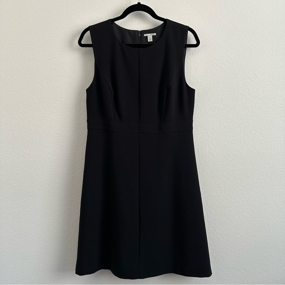 HALOGEN Black Sleeveless Sheath Dress Size 12 - Picture 1 of 13